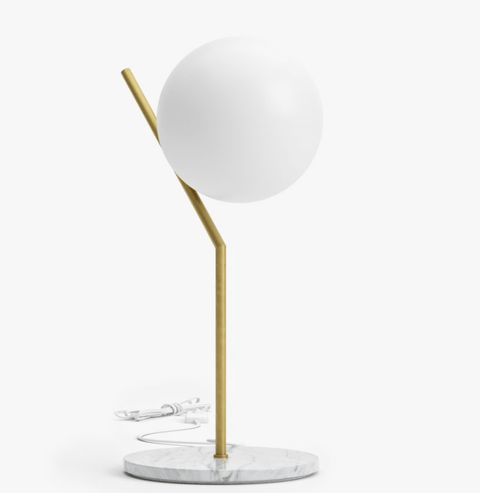 Iris Accent Elegant Modern Sleek Table Lamp