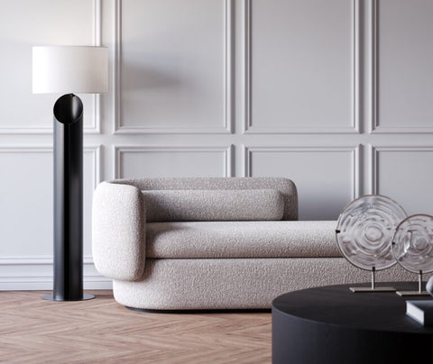 Ambient Jade Column Floor Lamp Contemporary Design