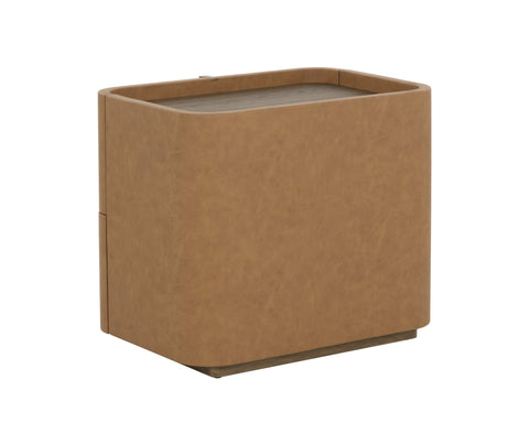 Sunpan Jamille Curved Contemporary Nightstand