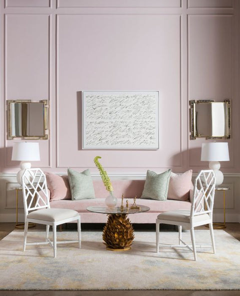 Artful Traditionalist Asian Mahogany Cross Back Dining Side Chair