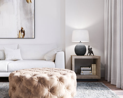 Jayden Accent Modern Round Table Lamp