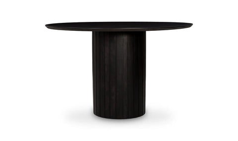 Timeless Minimalist Tulip Dining Table with Ribbed Drum Base
