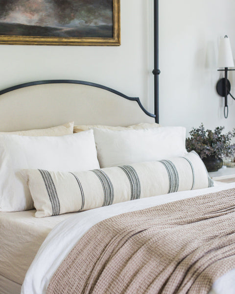 Artful Traditionalist Scandinavian Lumbar Pillow