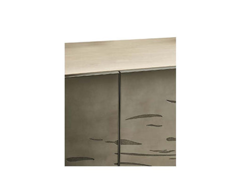 Water Diel Contemporary Abstract Credenza Cabinet