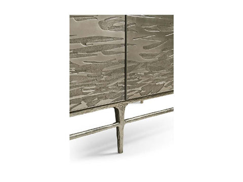 Water Diel Contemporary Abstract Credenza Cabinet