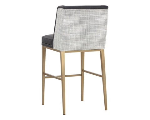 Joplin Timeless Minimalist Parsons Bar Stool with Block Foot