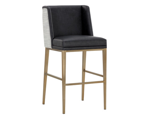 Joplin Timeless Minimalist Parsons Bar Stool with Block Foot