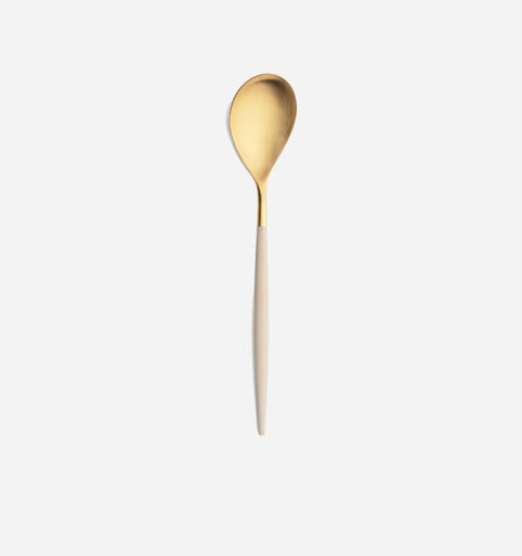 Mio Spoons in Ivory Gold