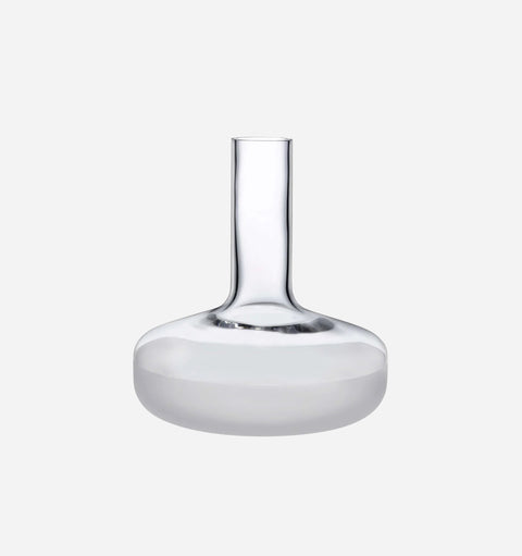 Minimalist Lead Free Glass Cylinder Bottle