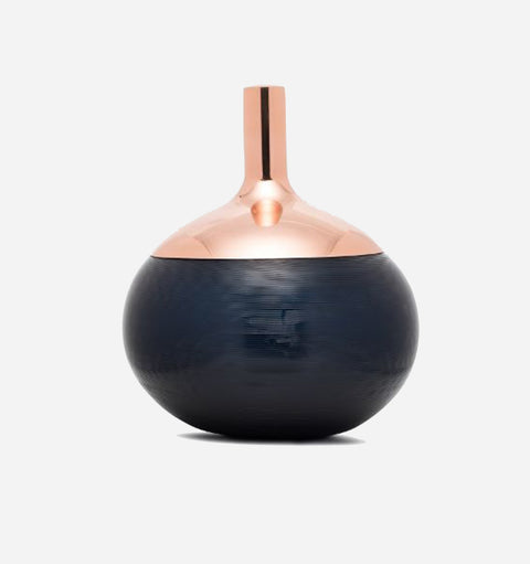 Plum Glass Ice Bucket