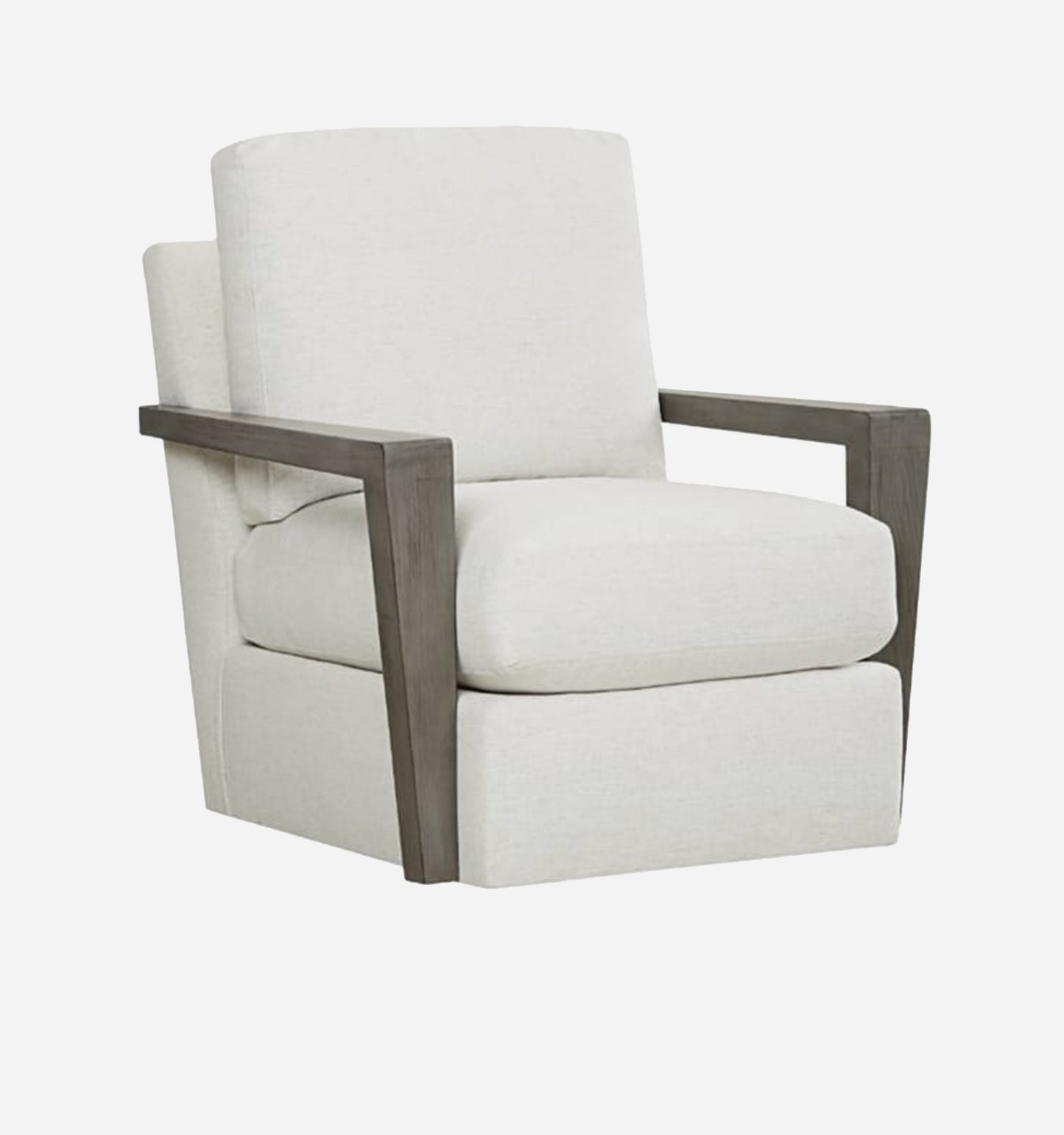 Contrast Fabric Swivel Chair