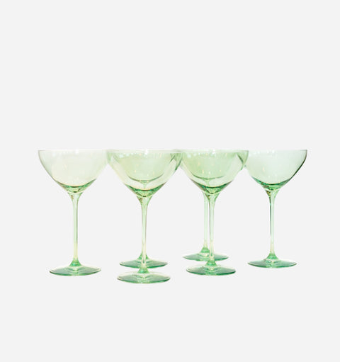 Colored Martini Glasses