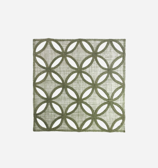 Floral Place Mat in Green