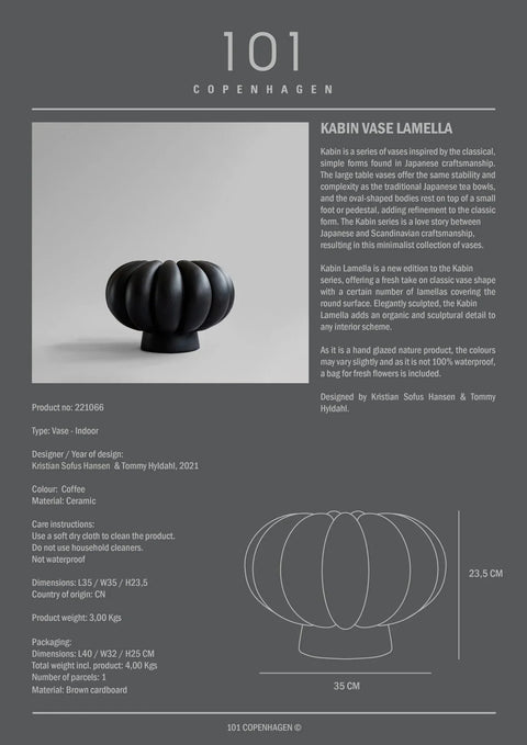Kabin Vase - Lamella