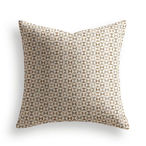 Kaleidoscope Throw Pillow in Copper