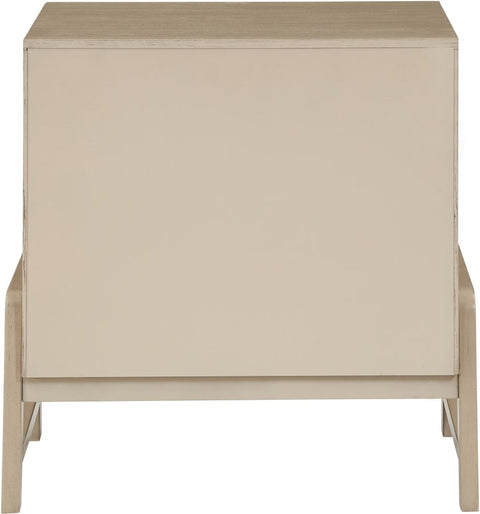 Meridian Furniture Inc. Kaya Timeless Minimalist Rectangle Nightstand - 25.5 W