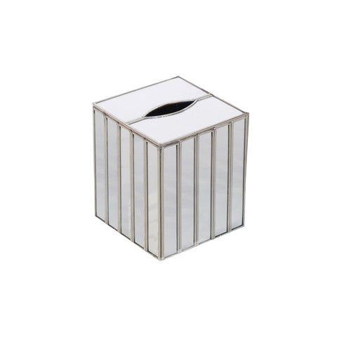 Decorating Essentials Art Deco Mirrored Cube Decorative Box