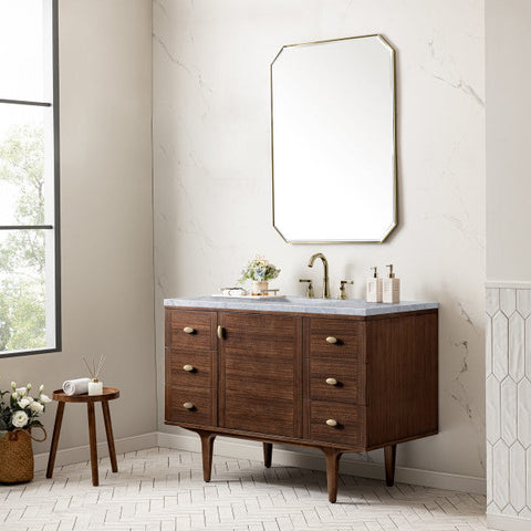 Amberly Mid Century Freestanding Bathroom Vanity with Closed Storage