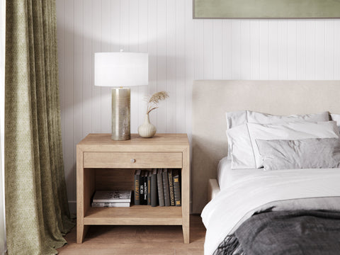 Kelly Column Cylinder Handcrafted Modern Table Lamp