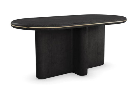 Monty Tulip Dining Table Minimalist Oval Dining