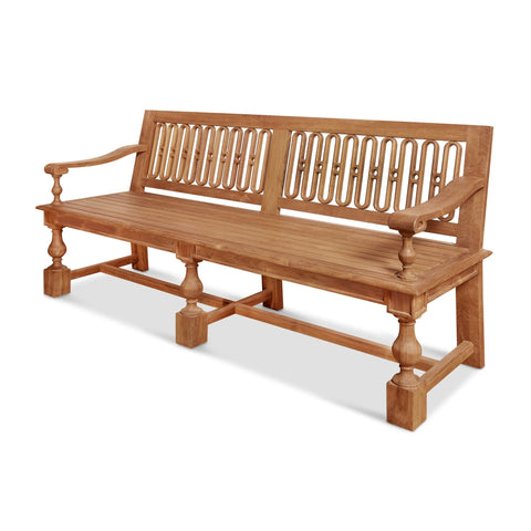 Kingston Lawn & Garden Traditional Turned Leg Garden Bench