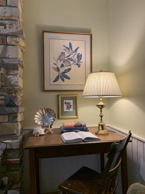 Knife Pleated Empire Linen Shade | Eggshell | 12-16"