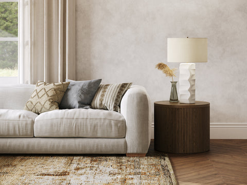 Kraft Column Textured Modern Table Lamp