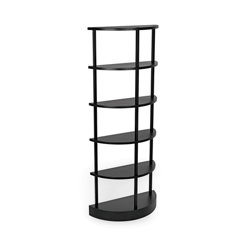 Industrial Corner Painted Bookcase