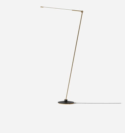 Ambient Sleek Minimalist Floor Lamp with Adjustable Head