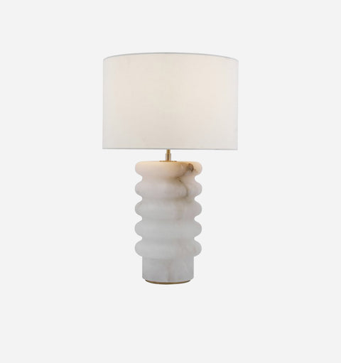 Ambient Onda Elegant Drum Dimmable Table Lamp