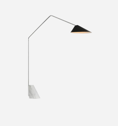 Lorna Ambient Arc Minimalist Conical Floor Lamp
