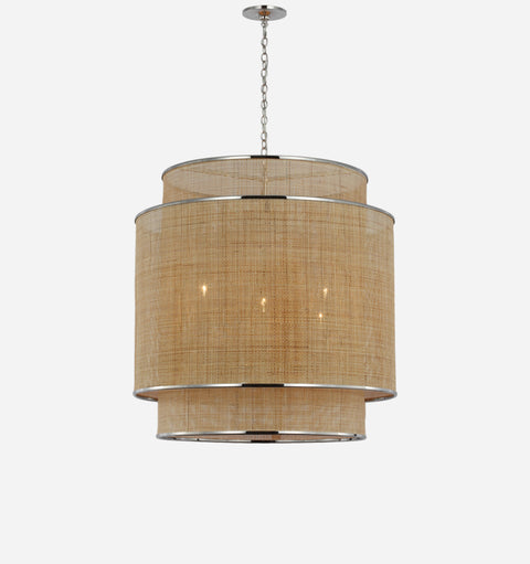 Linley Ambient Tiered Drum Chandelier for Contemporary Spaces