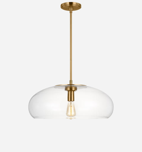 Largo Ambient Elegant Art Glass Bowl Pendant Light