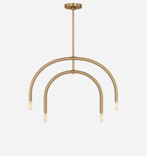Hadden Ambient Modern Arc Chandelier Ceiling Light