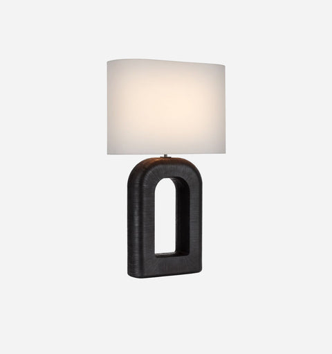 Utopia Modern Oval Dimmable Table Lamp
