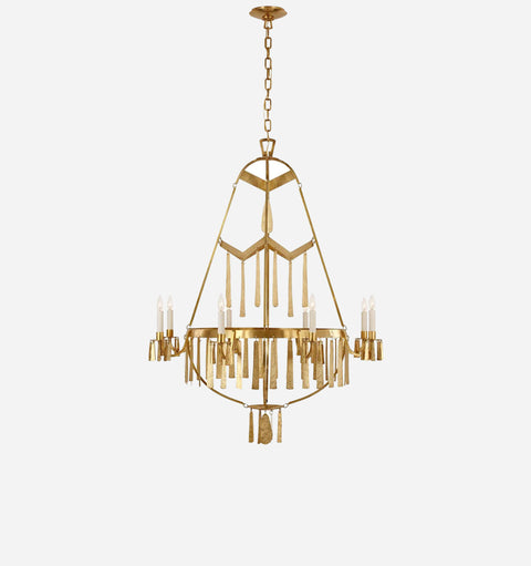 Natalie Chandelier in Gold