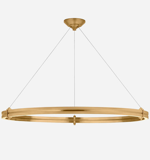 Paxton Chandelier in Natural Brass