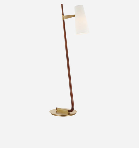Katia Ambient Mid Century Sleek Conical Floor Lamp