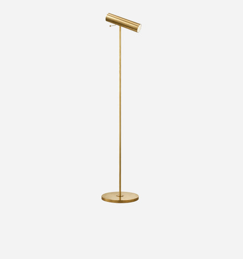 Lancelot Accent Minimalist Cylinder Stick Floor Lamp