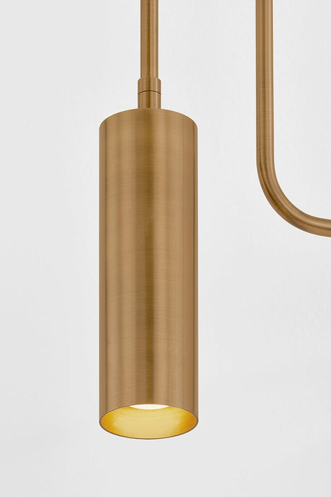 Lark Modern Patina Brass Sconce with Adjustable Multi-head Design