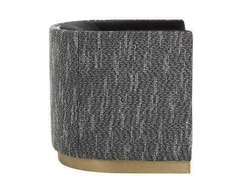 Timeless Minimalist Contemporary Barrel Armchair