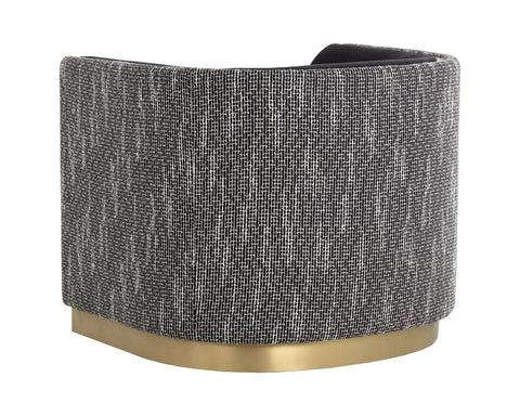 Timeless Minimalist Contemporary Barrel Armchair