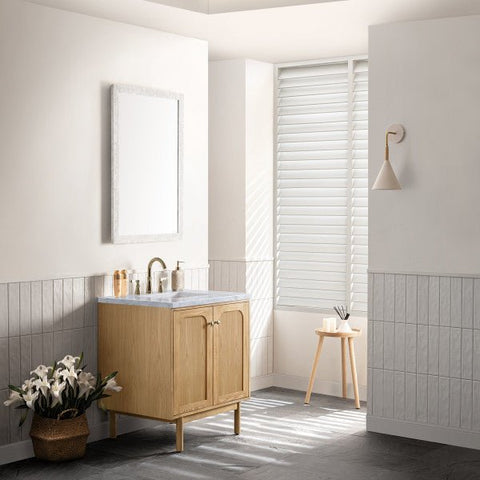 Laurent Modern Oak Freestanding Bathroom Vanity with Closed Storage