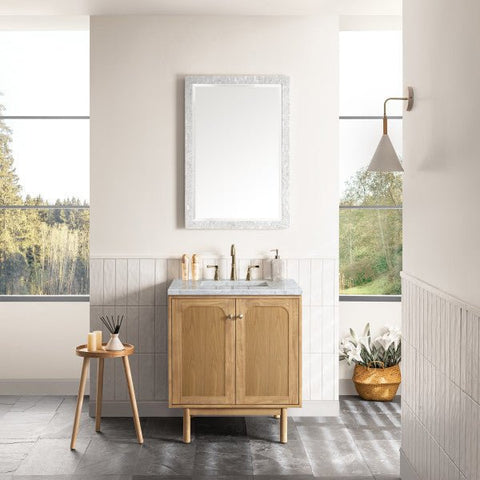 Laurent Modern Oak Freestanding Bathroom Vanity with Closed Storage