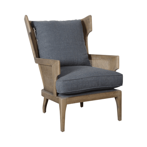 Timeless Minimalist Bohemian Wingback Accent Chair