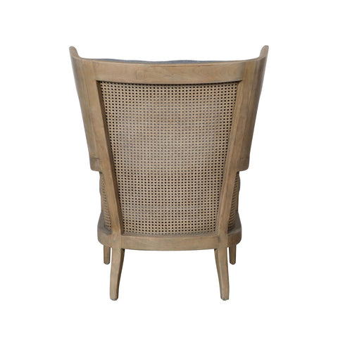 Timeless Minimalist Bohemian Wingback Accent Chair