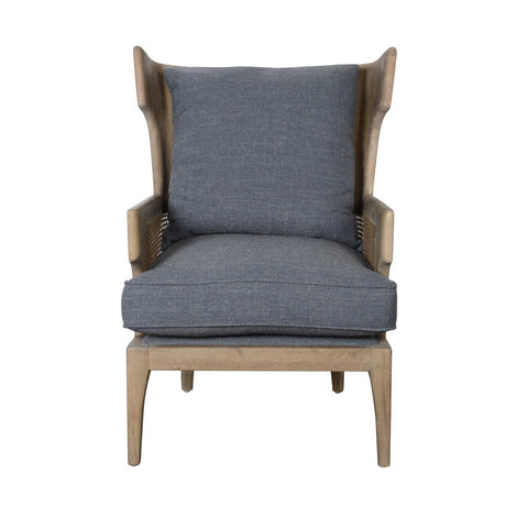 Timeless Minimalist Bohemian Wingback Accent Chair