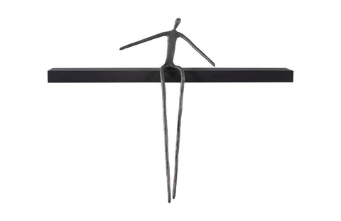 Decorating Essentials Asymmetrical Handcrafted Metal Sculpture