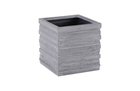 Decorating Essentials Matte Square Planter for Contemporary Spaces