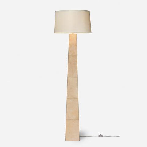 Alumet Accent Column Floor Lamp Modern Drum